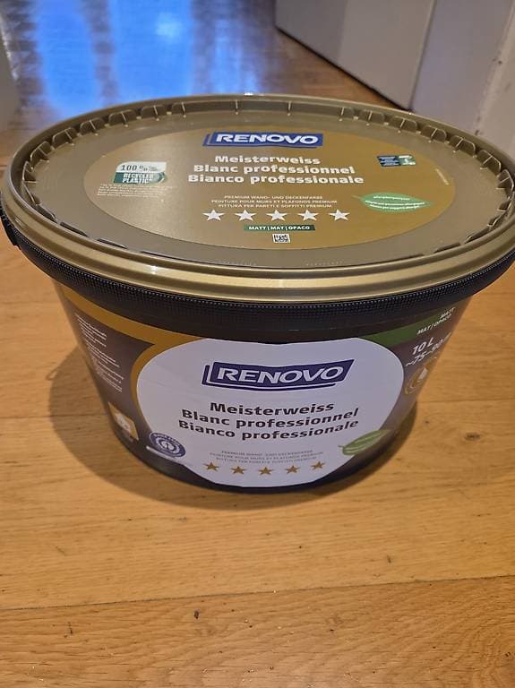 Wandfarbe meisterweiss