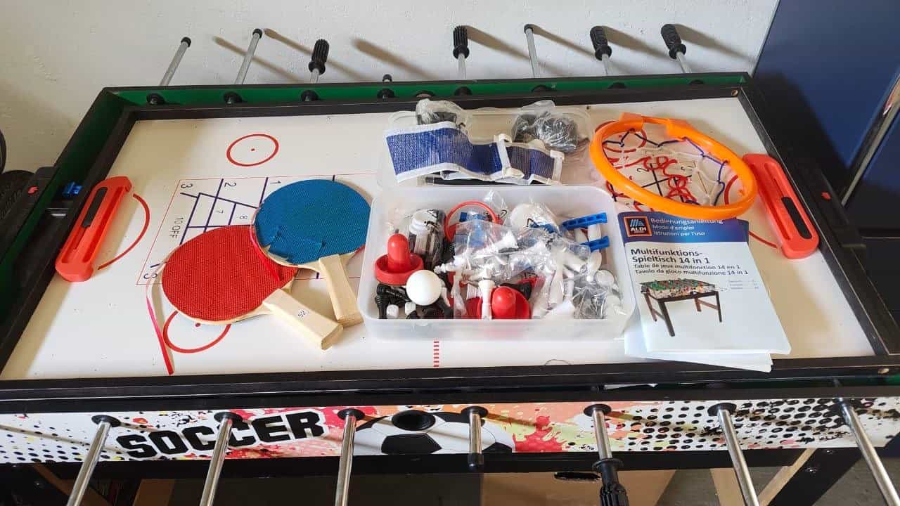 Table de jeux multifonction 14 en 1