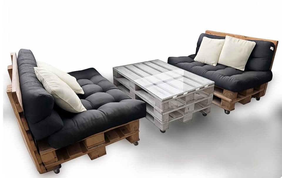 Palettenlounge Set (ohne Kissen) GRATIS