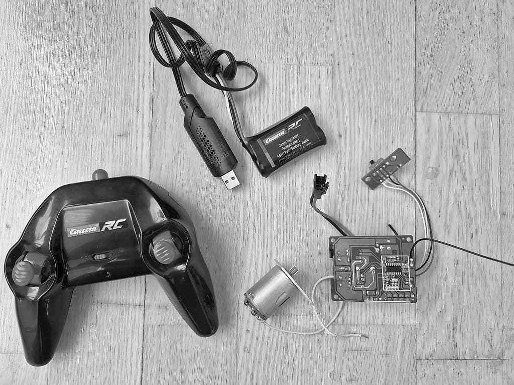 Für Carrera, Motor und Akku für Bastler/Bastlerin