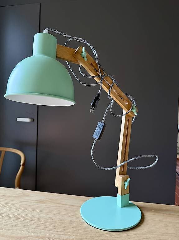 Tischlampe aus Holz von Brillant