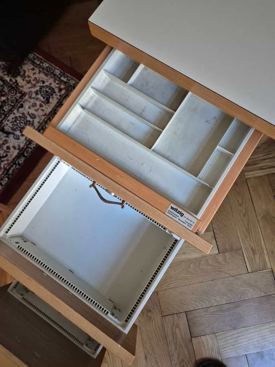 Massivholz-Schreibtisch 160×80×74 cm