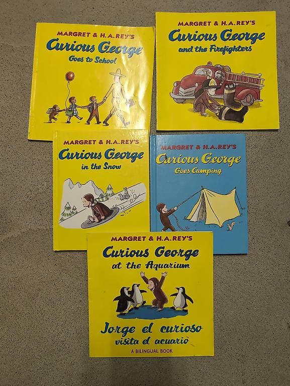 Curious George books in English