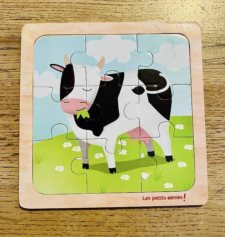 Puzzle vache 2-3ans