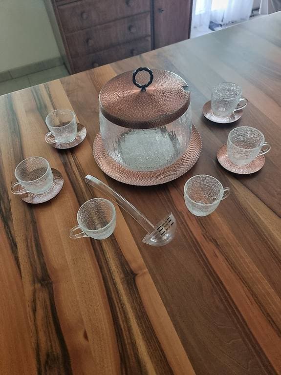 Elegantes Vintage Bowle-Set - gratis abzugeben