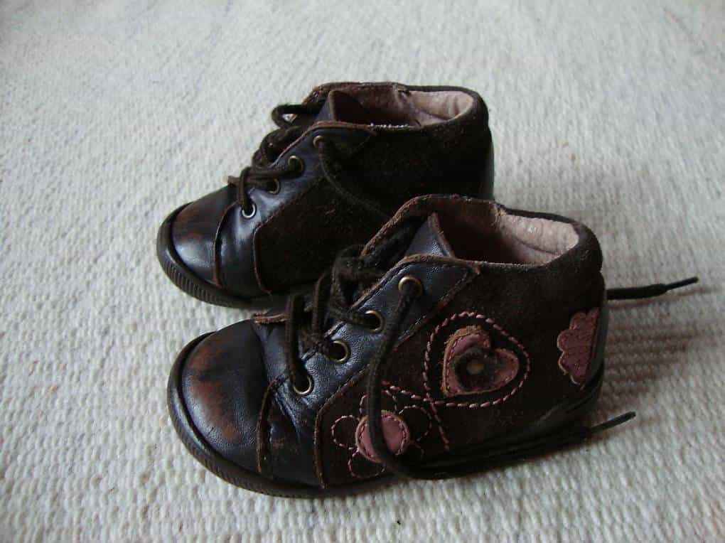 Chaussures en cuir taille 21
