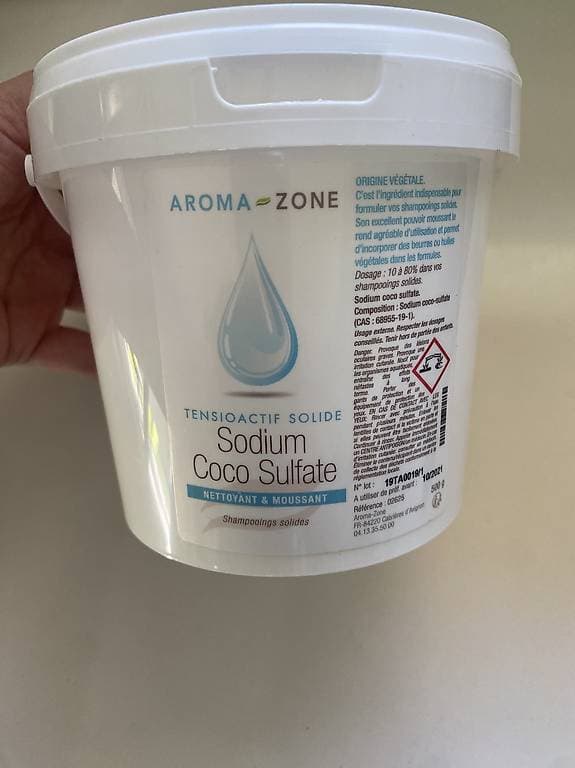 Sodium coco sulfate SCS environ 250g