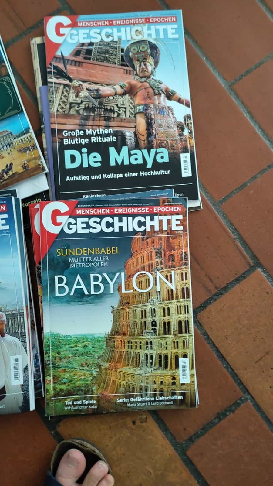 Geo Geschichte und Geschichte Magazine