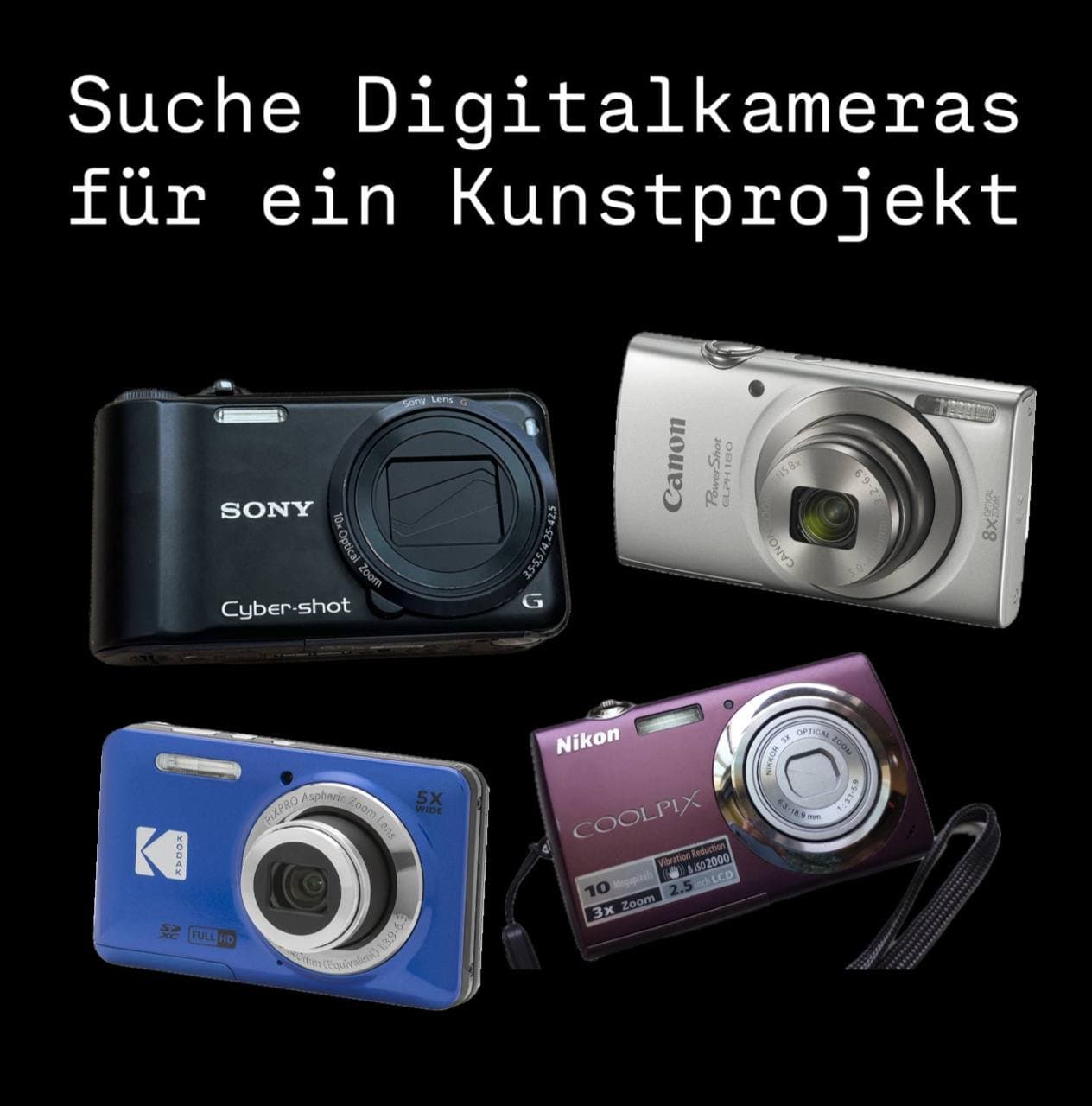 Alte Digitalkameras für Circuit Bending