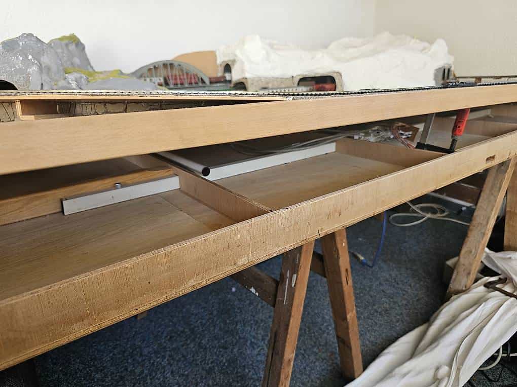 Modellbahnanlage zum weiterentwickeln