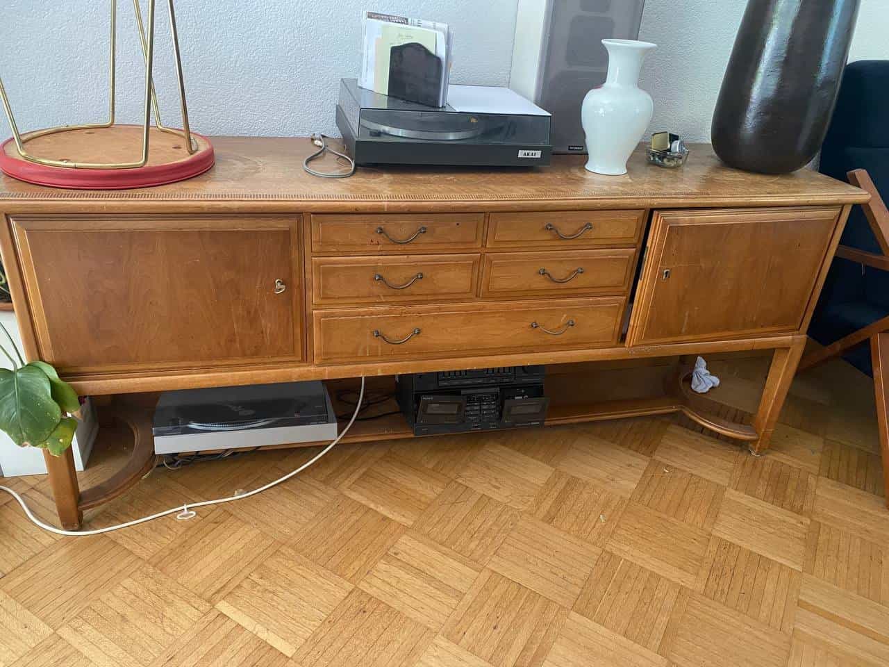 Vintage Sideboard aus Holz