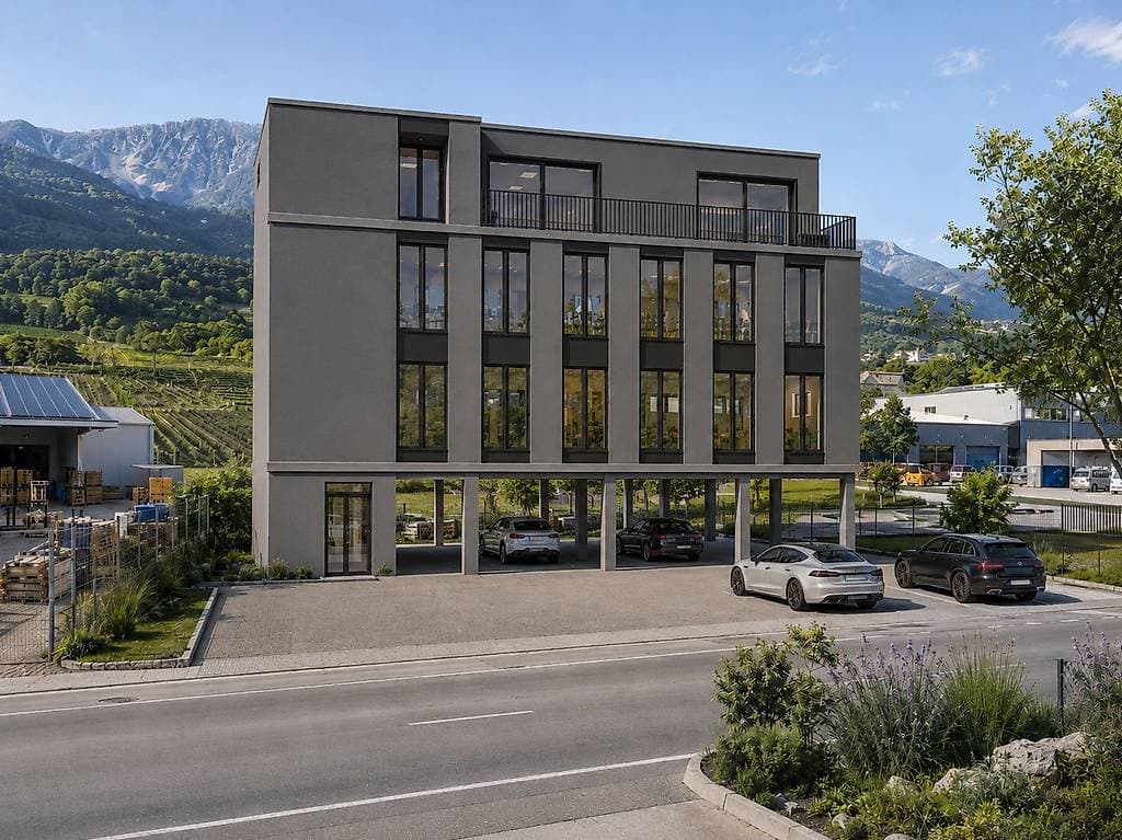 Surfaces commerciales en PPE à construire à Sierre