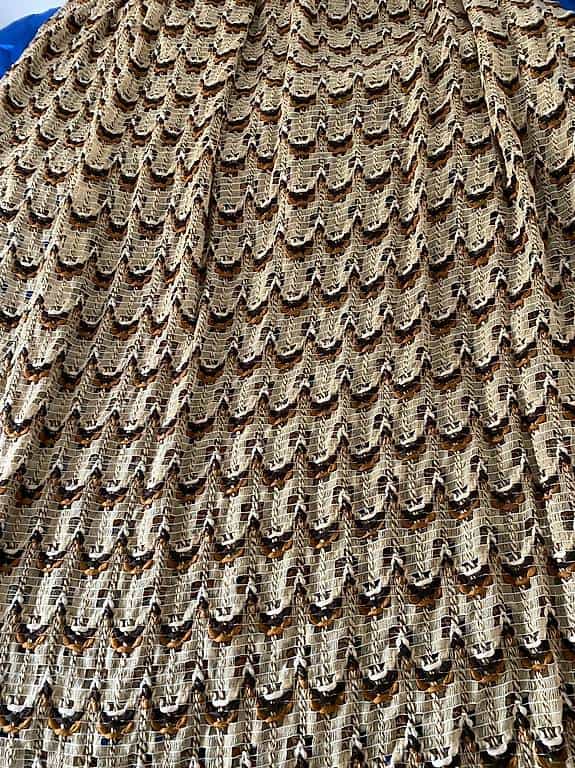 Vorhang braun beige