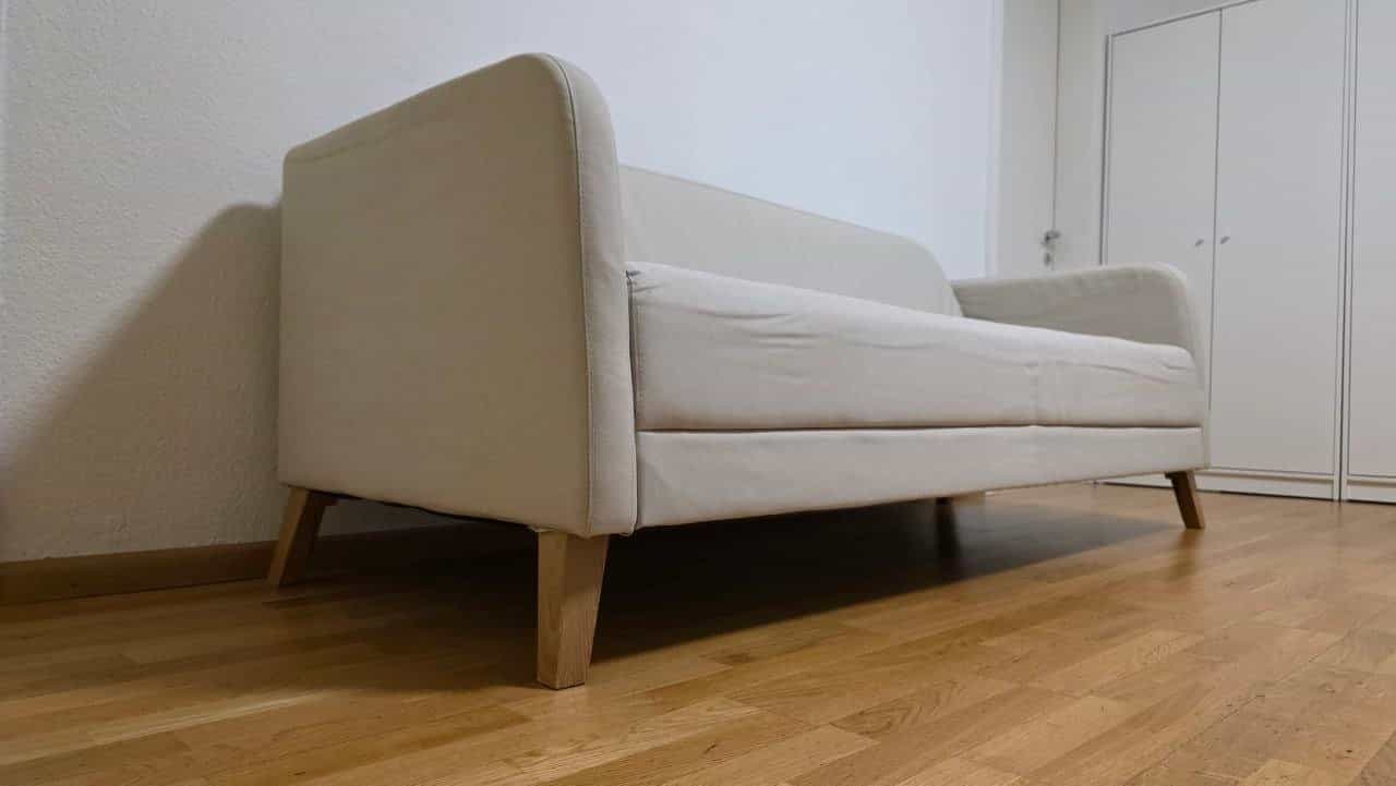 Beige Sofa 72x195x75 cm
