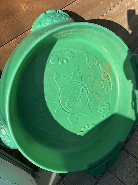 Sandkasten Schildkröte