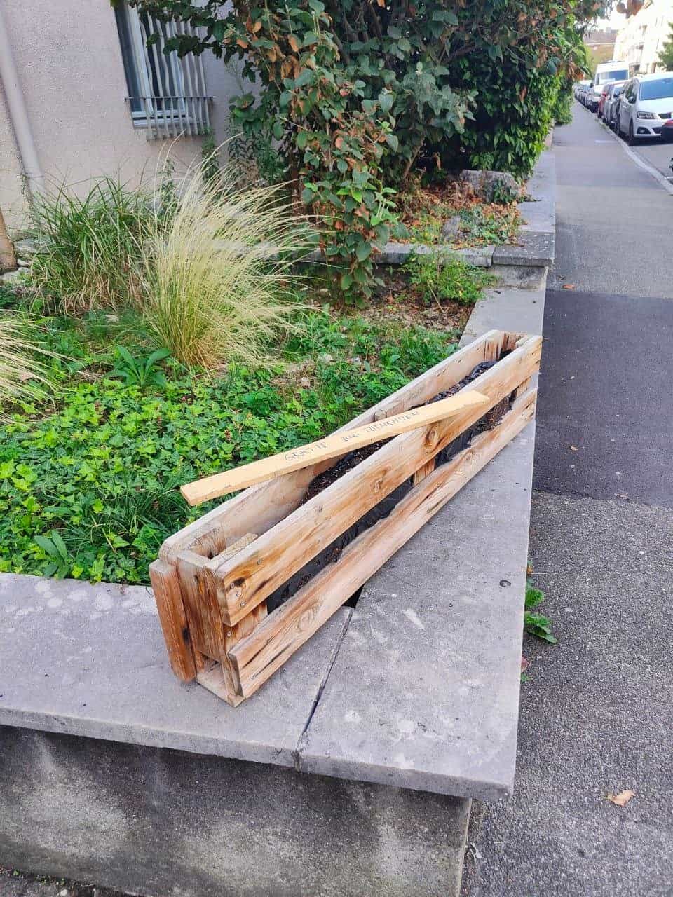 Pflanzkasten aus Palette