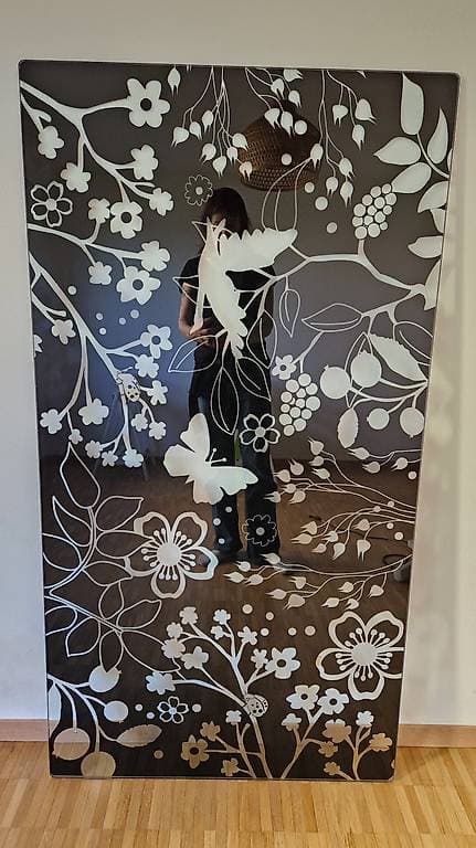 Plateau verre 150 x 80 cm