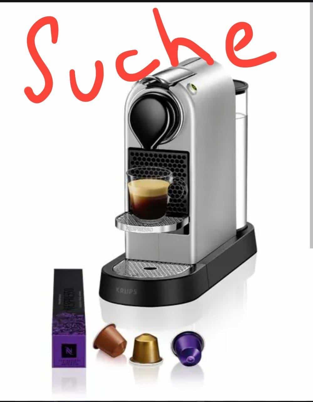 Nespresso Citiz Kaffeemaschine zu verschenken