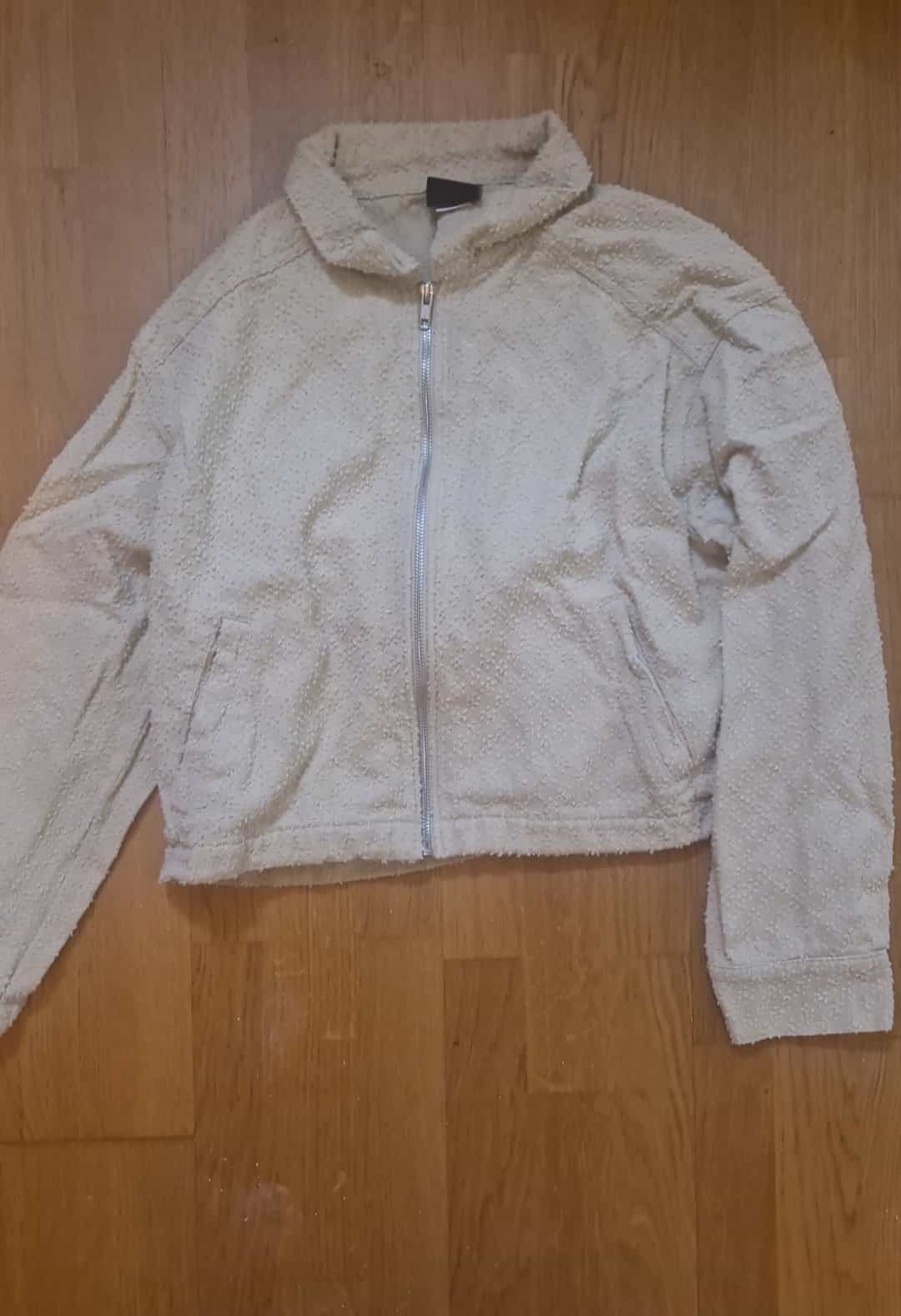 Fleecejacke Grösse M, beige