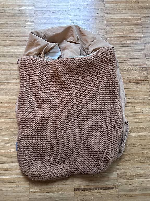 Fusssack Babyschale Vertbaudet braun