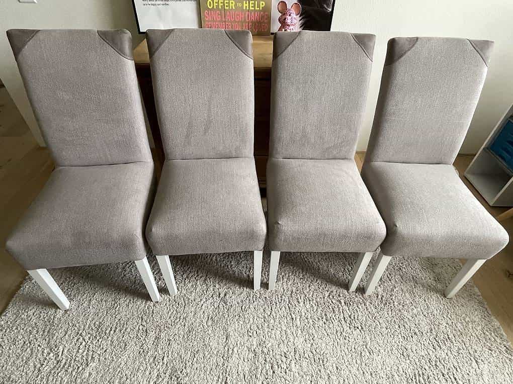 Gratis: 4x schöne Esszimmerstühle