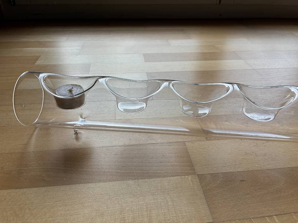 Glas Kerzenständer