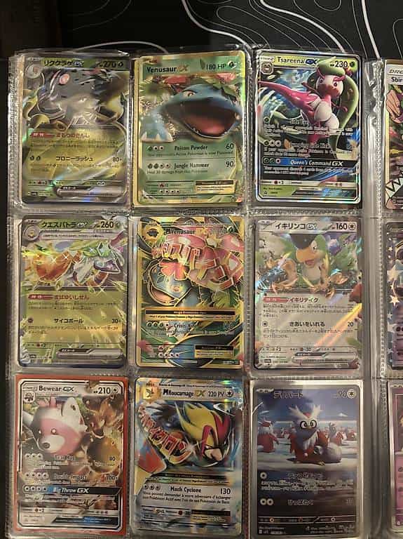 Cartes Pokémon rares.