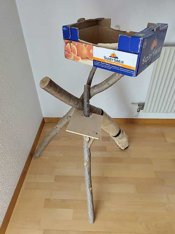 Katzenbaum Eigenfabrikat, Unikat