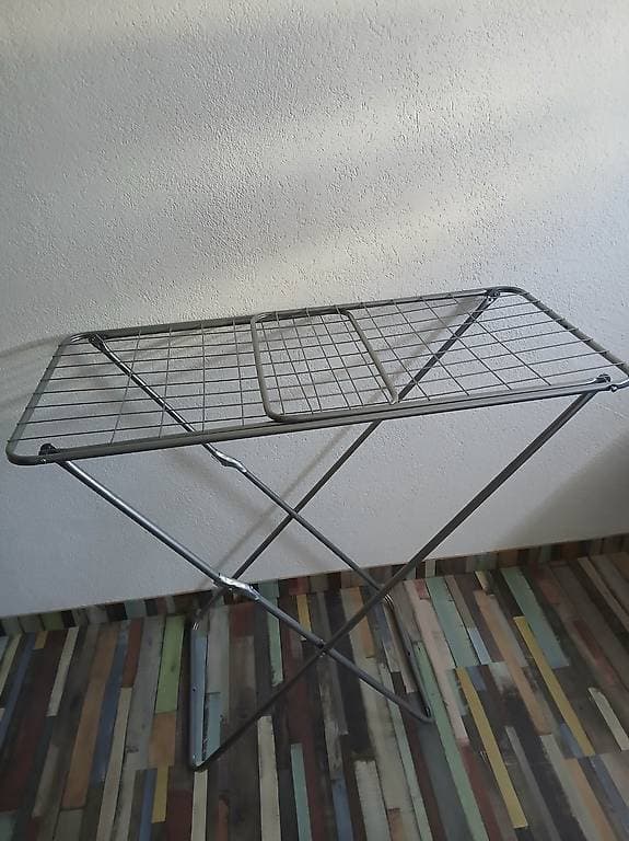 Clothesline and ironing board