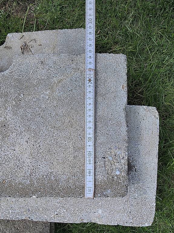 Gartenplatten zu verschenken