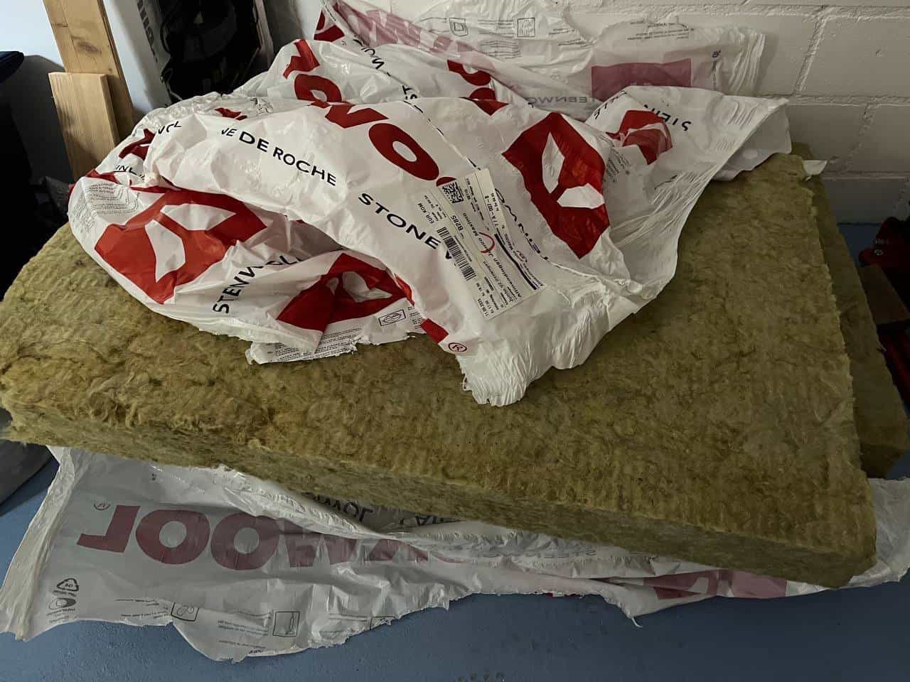 3 Stück Steinwolle 95x63x8