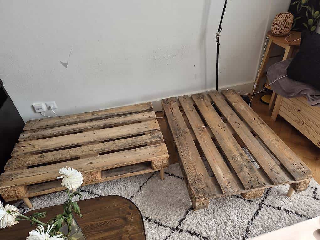 2 palettes en bois