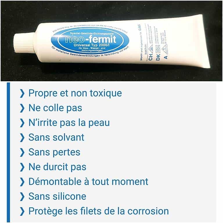 DONNE Pâte d'étanchéité Neo-Fermit Universal typ 2000/l