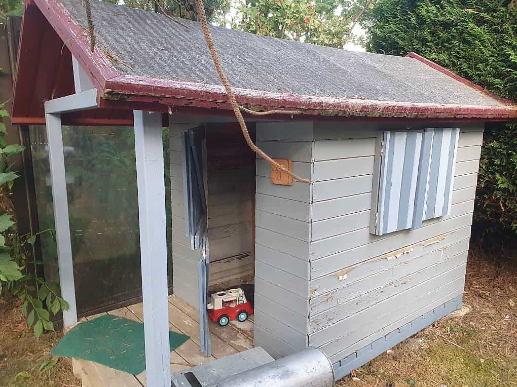 Cabane jardin enfant
