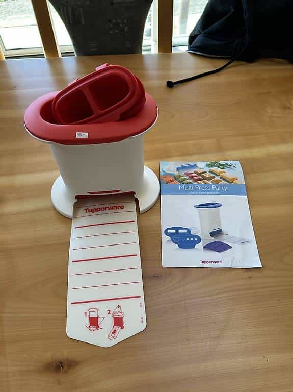 Tupperware Multi press Party