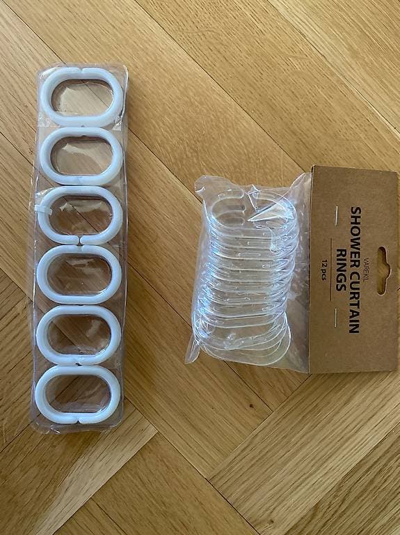 Duschvorhang-Ringe