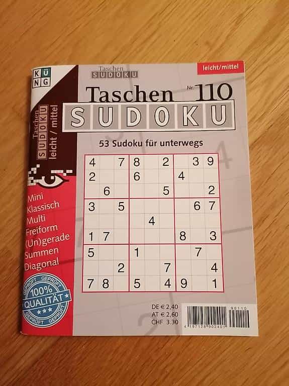 Taschen Sudoku, ungebraucht