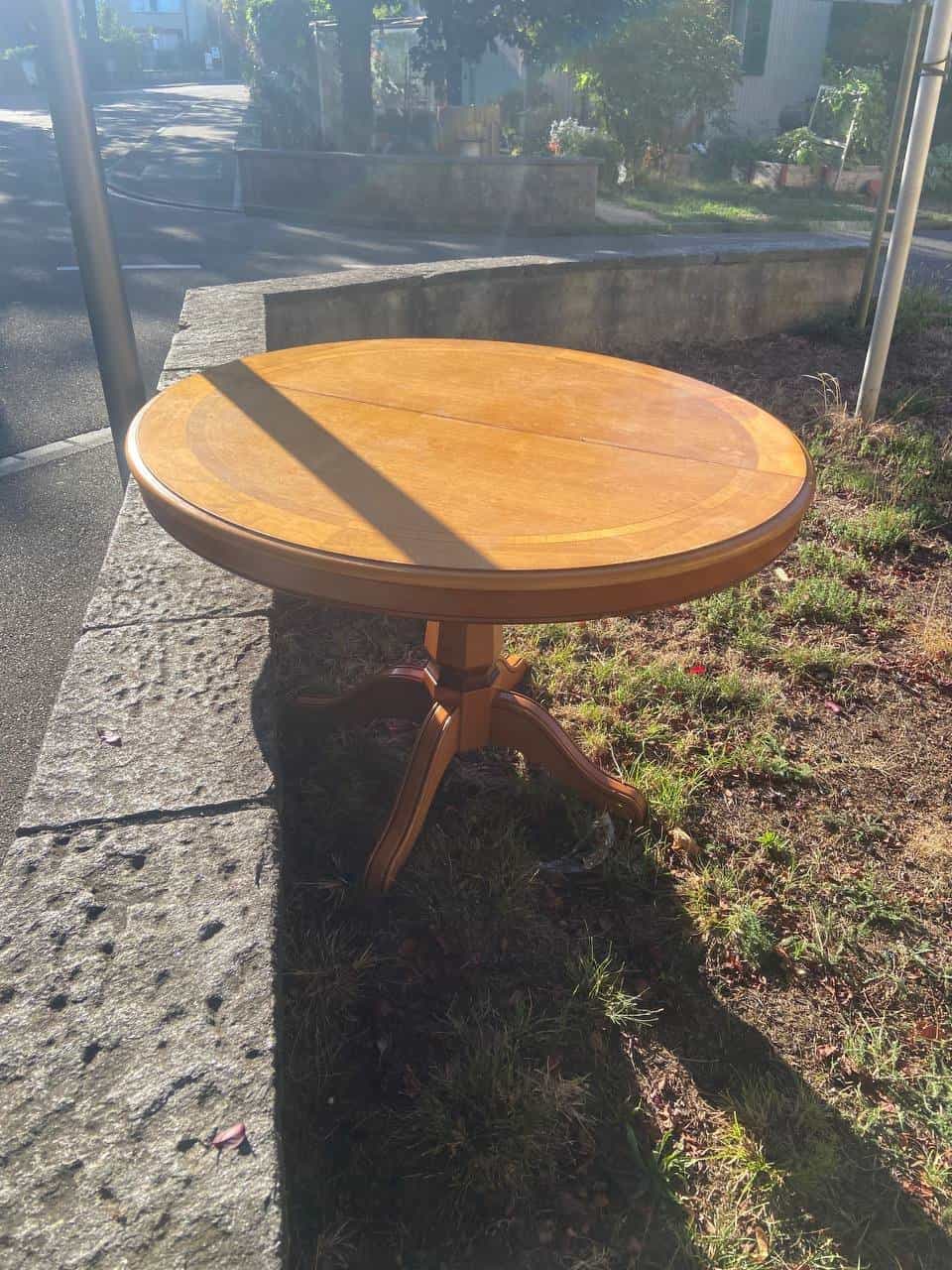 Holztisch ausziehbar rund