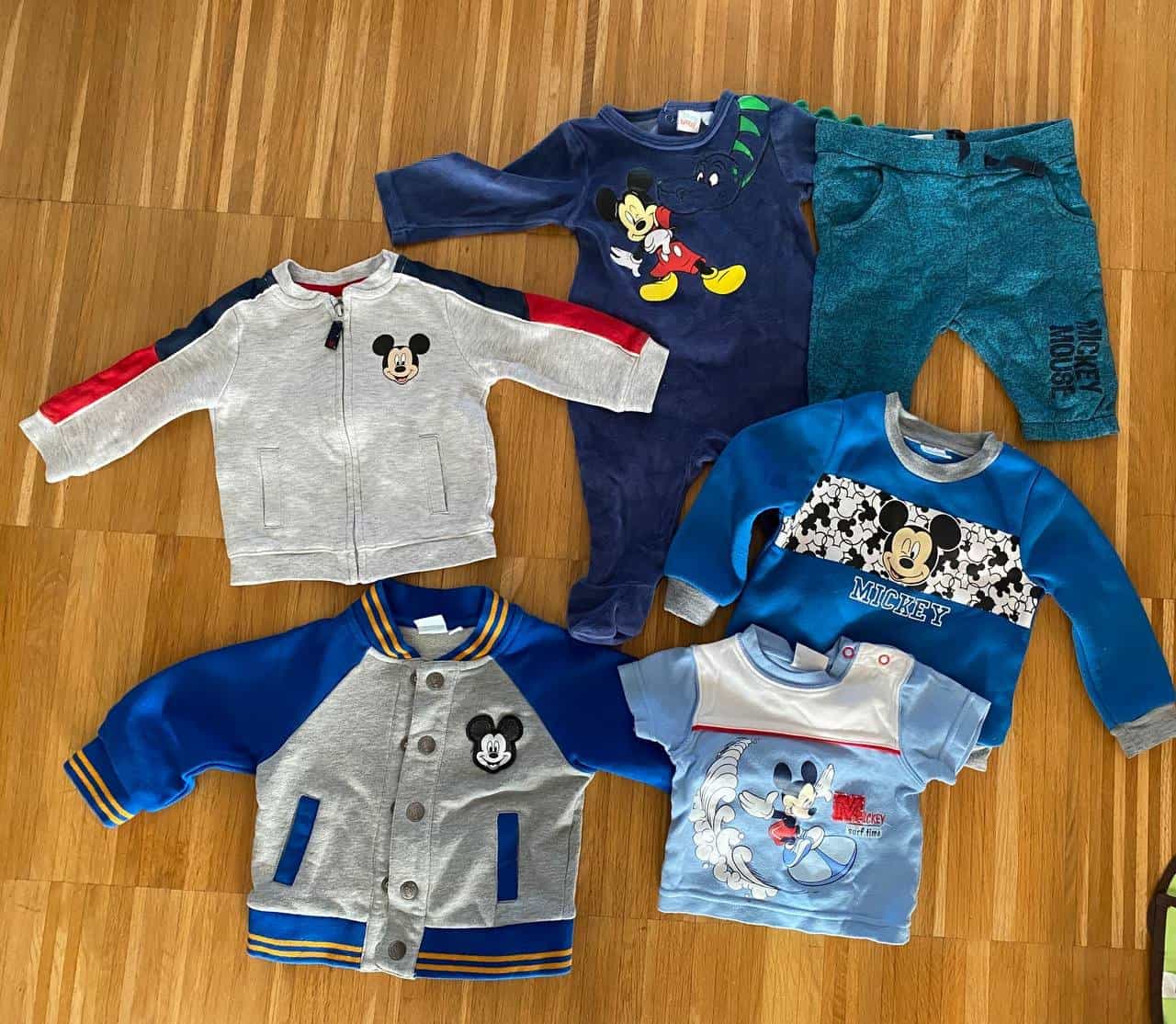 Mickey Mouse Kleidungsset Grössen 62-74