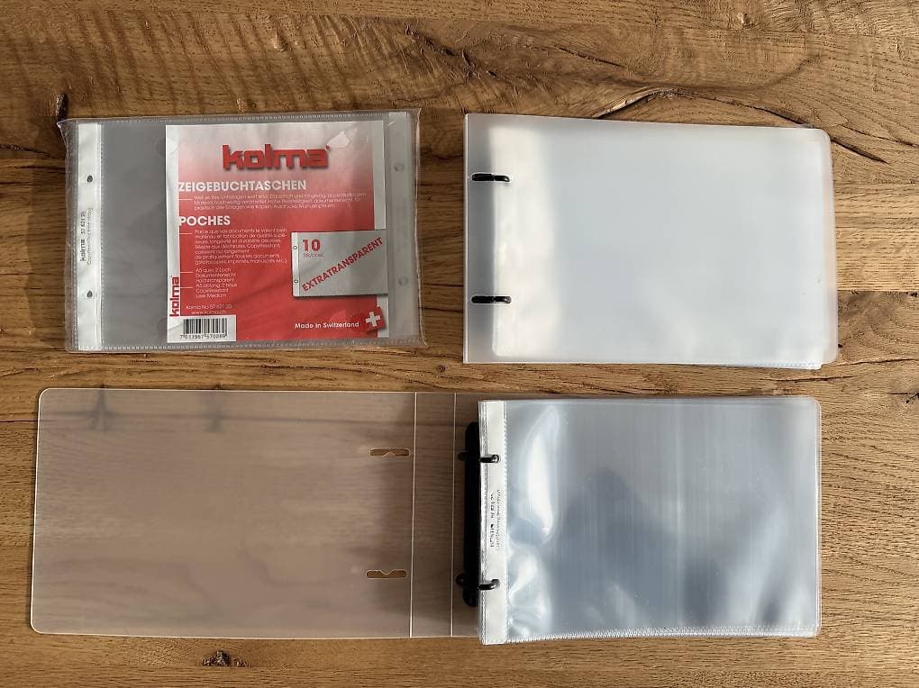 Ordner mit Sichtmappen A5