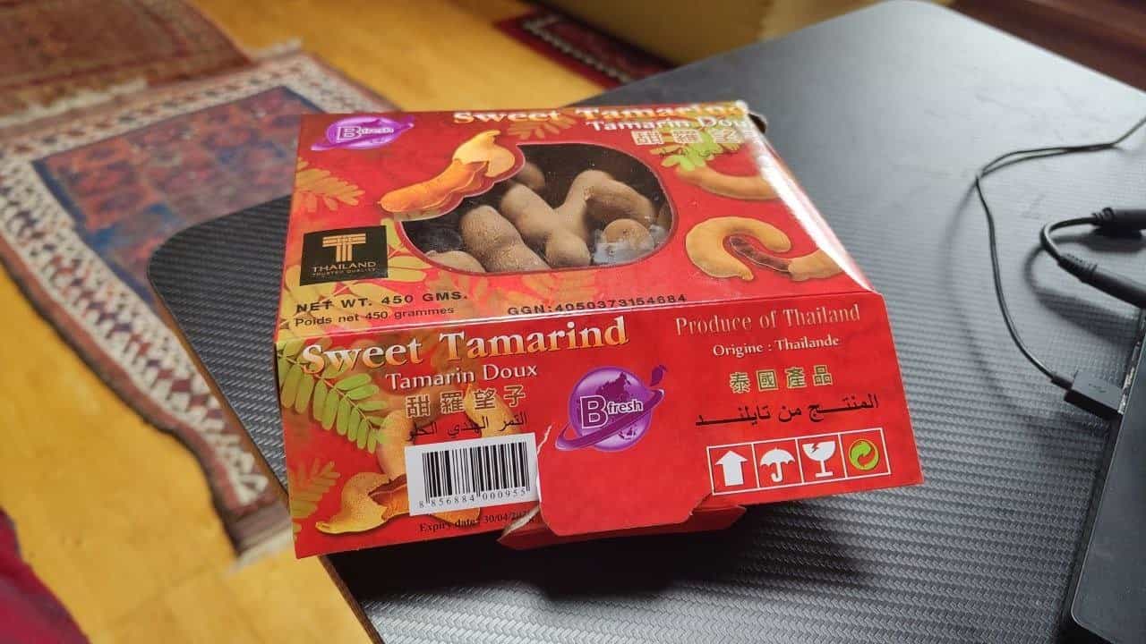 Boîte neuve de Tamarin sucré