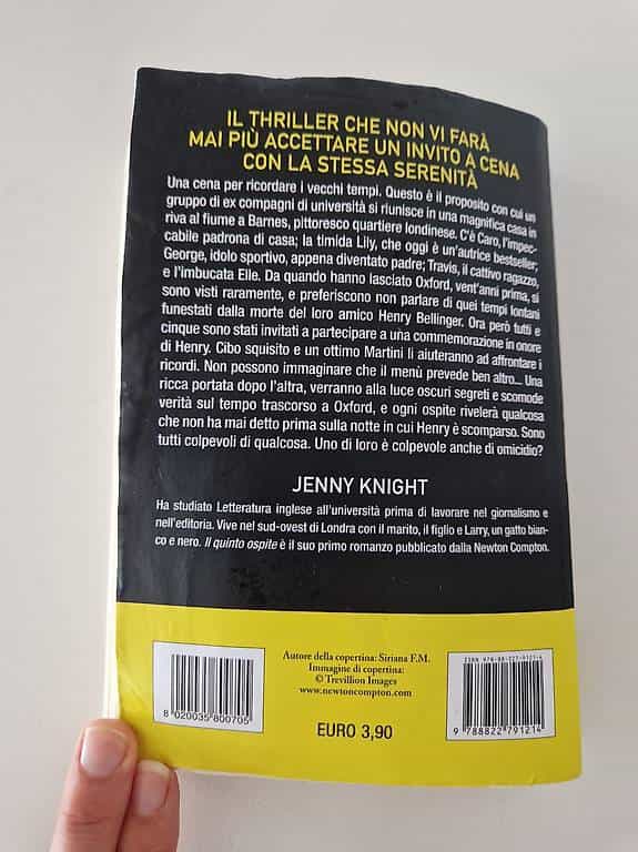 Buch auf Italienisch gratis abzugeben: Il Quinto Ospite