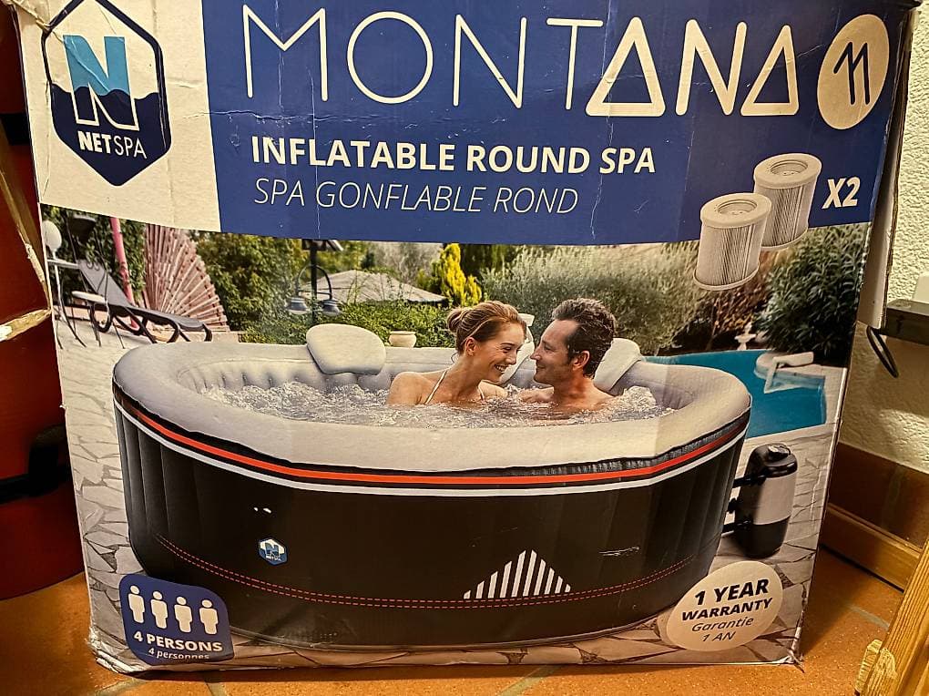 Idromassaggio Montana Net Spa gonfiabile e riscaldabile