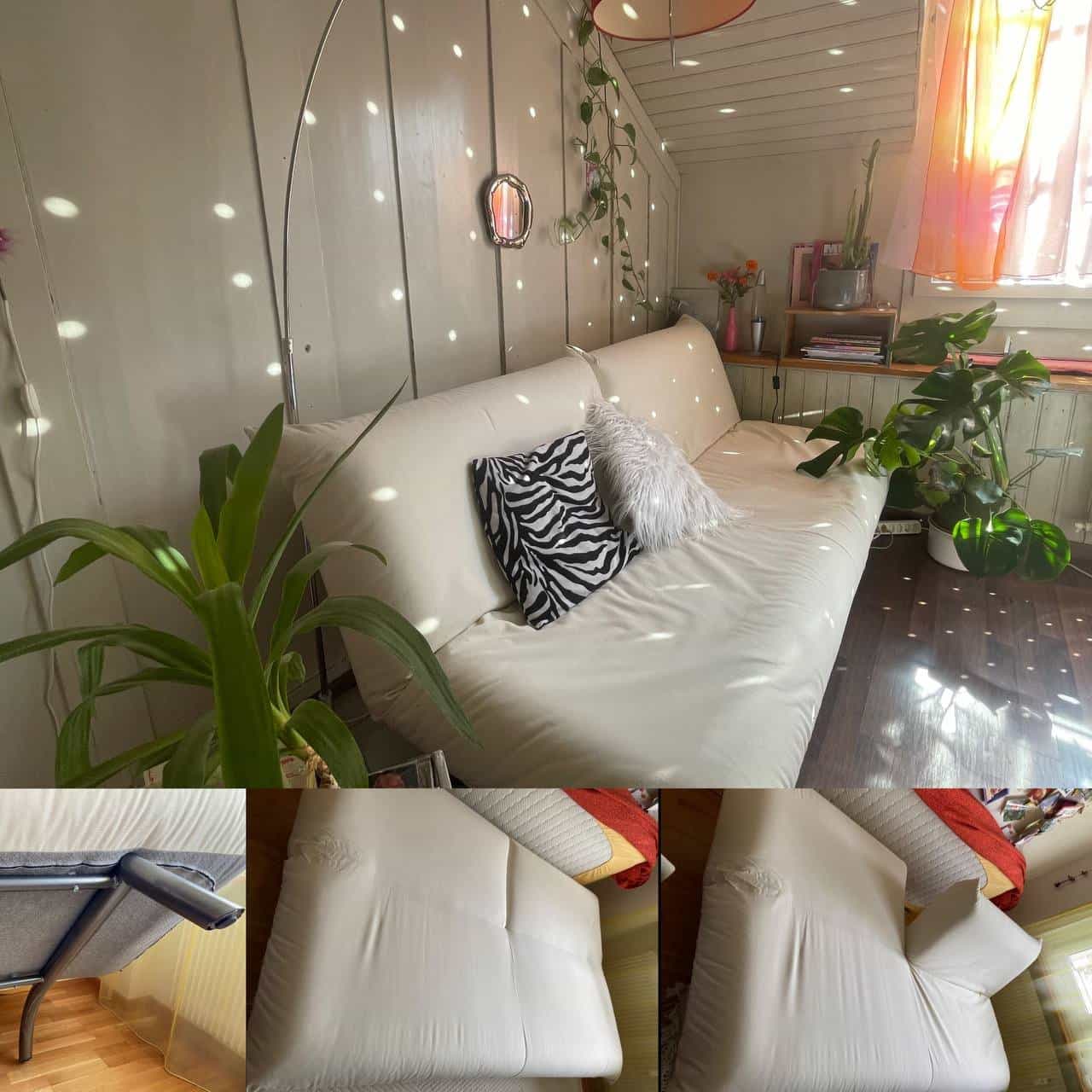 Weisses Sofa gratis