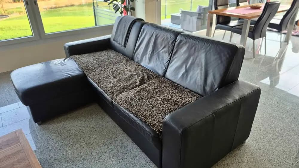 Leder sofa