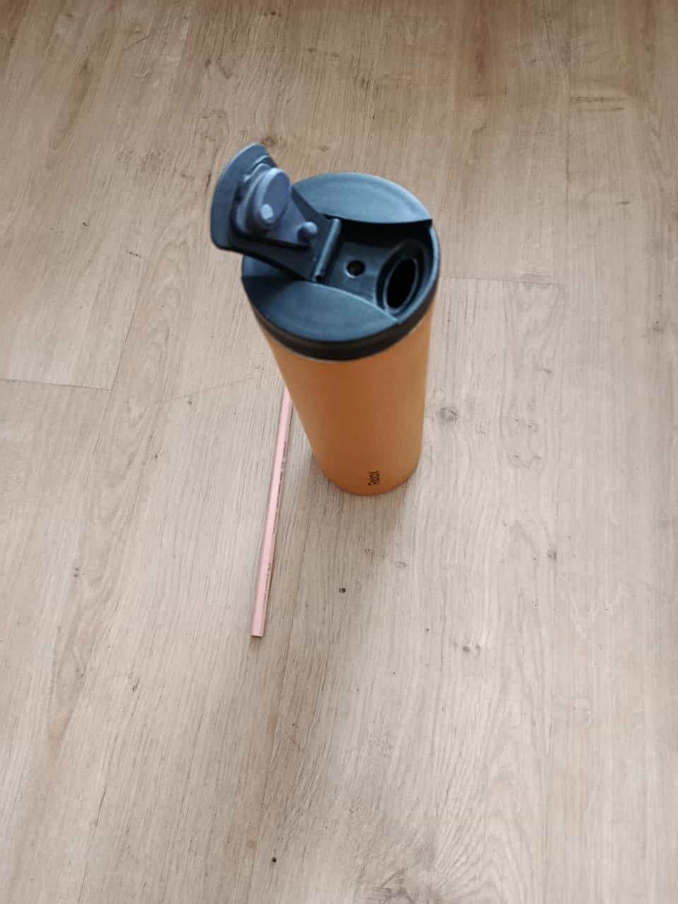 Orange Trinkflasche