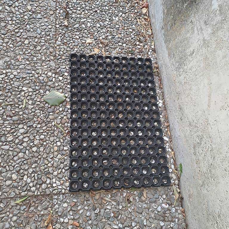 Tappetino esterno Domino Nero