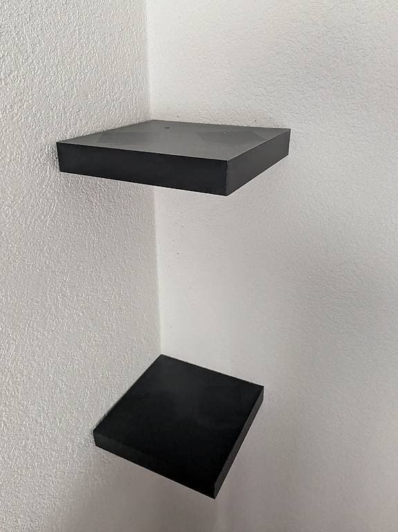 Etageres montage invisible petits IKEA Lack x4