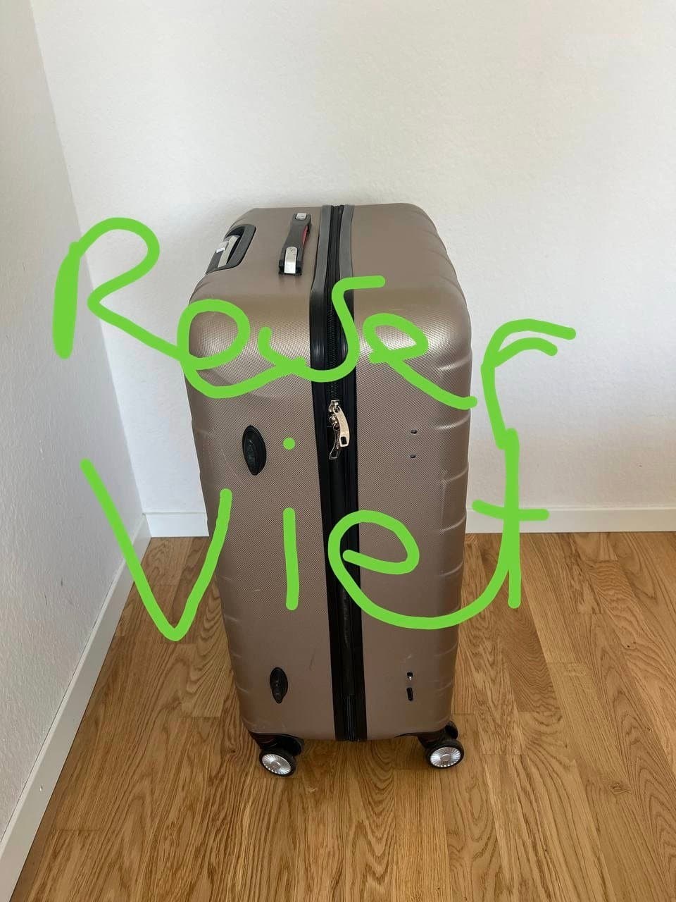 Koffer/Reisekoffer beige