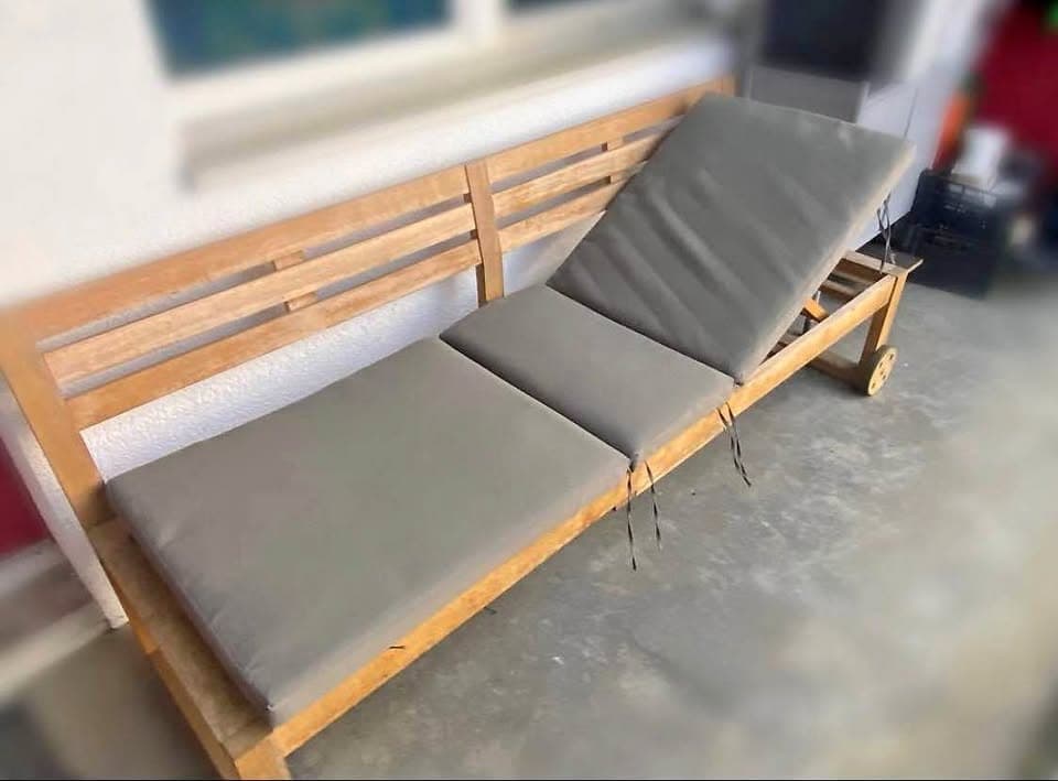 Gartenliege/ Gartenbank